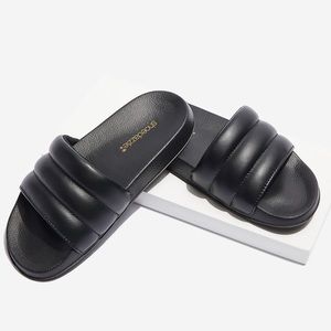 •Signature Look• Black Slide Sandals